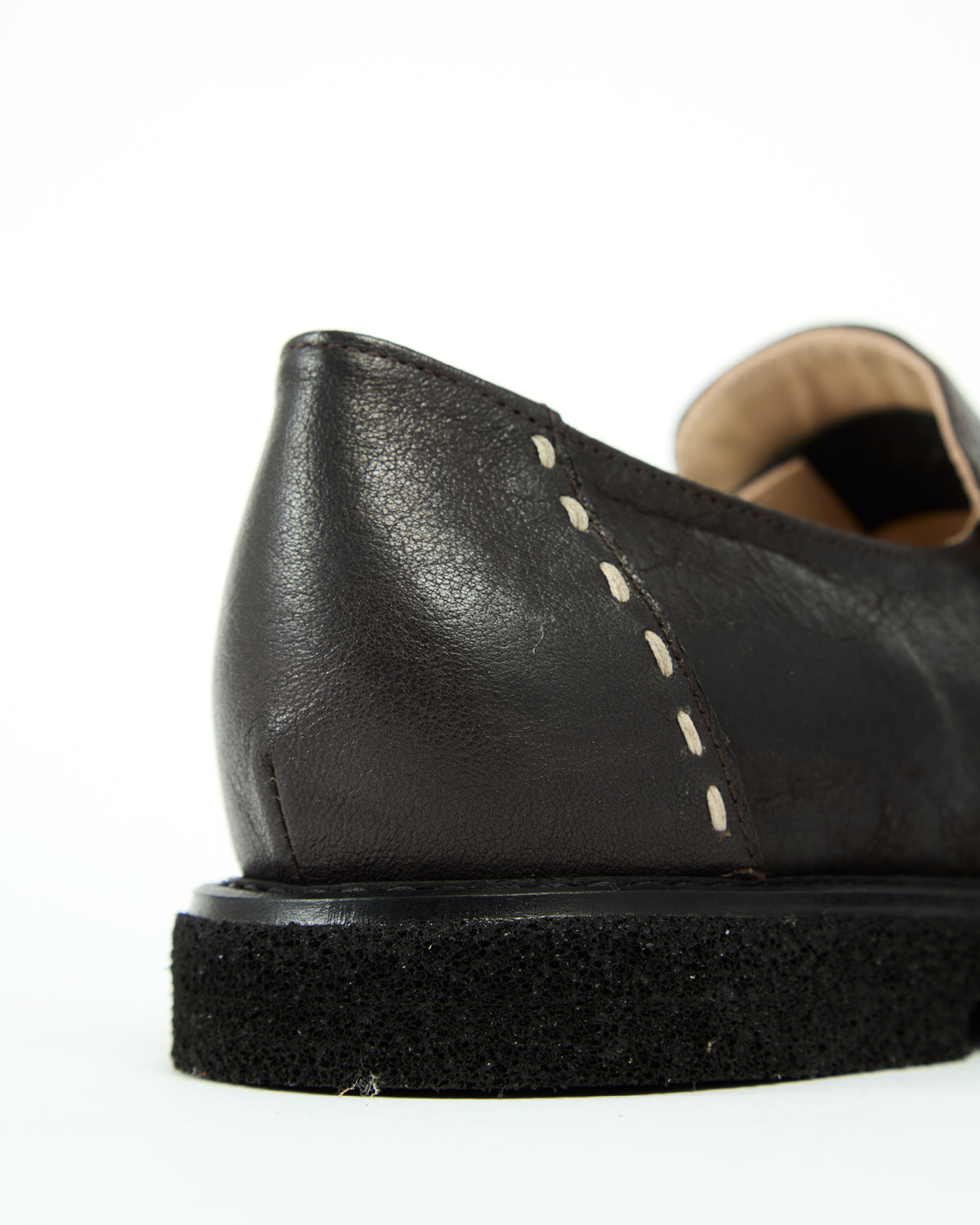 MLO Mocassino con cuciture decorative MARRONE+MARRONE