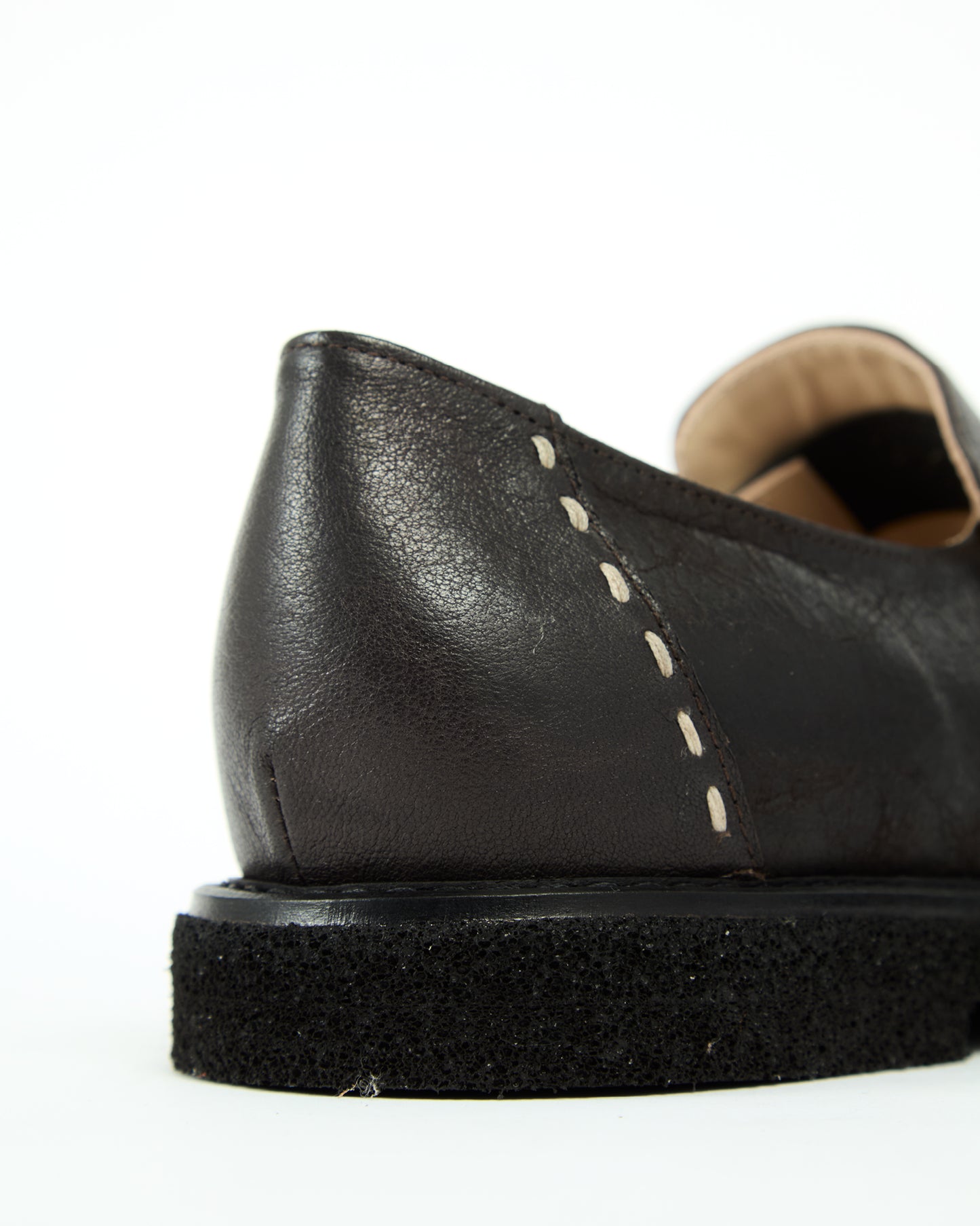 MLO Mocassino con cuciture decorative MARRONE+MARRONE