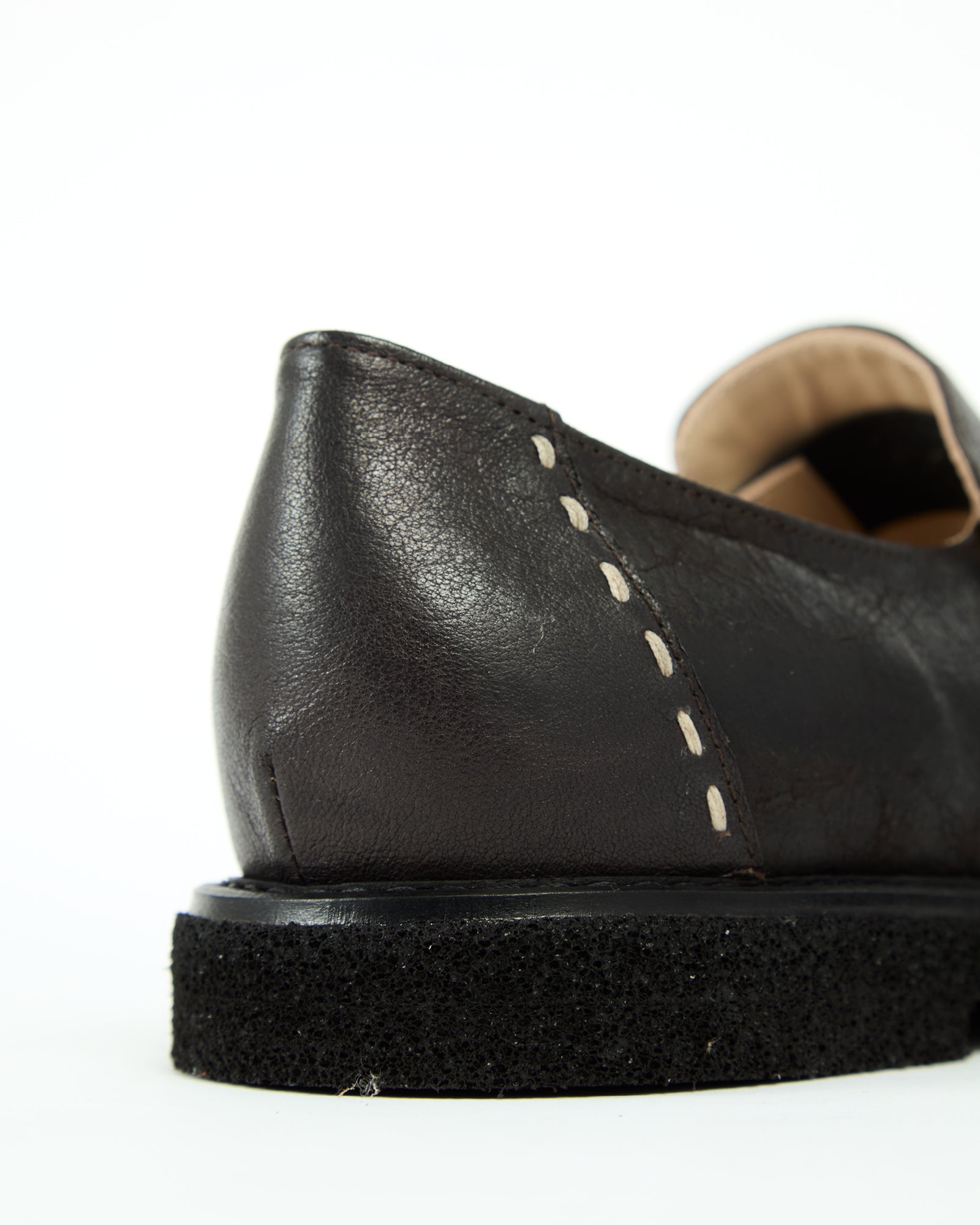 MLO Mocassino con cuciture decorative MARRONE+MARRONE