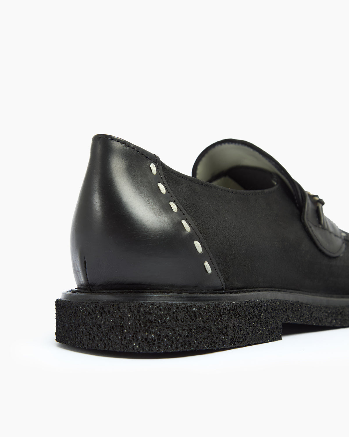 MLO Mocassino con dettagli artigianali NERO+NERO