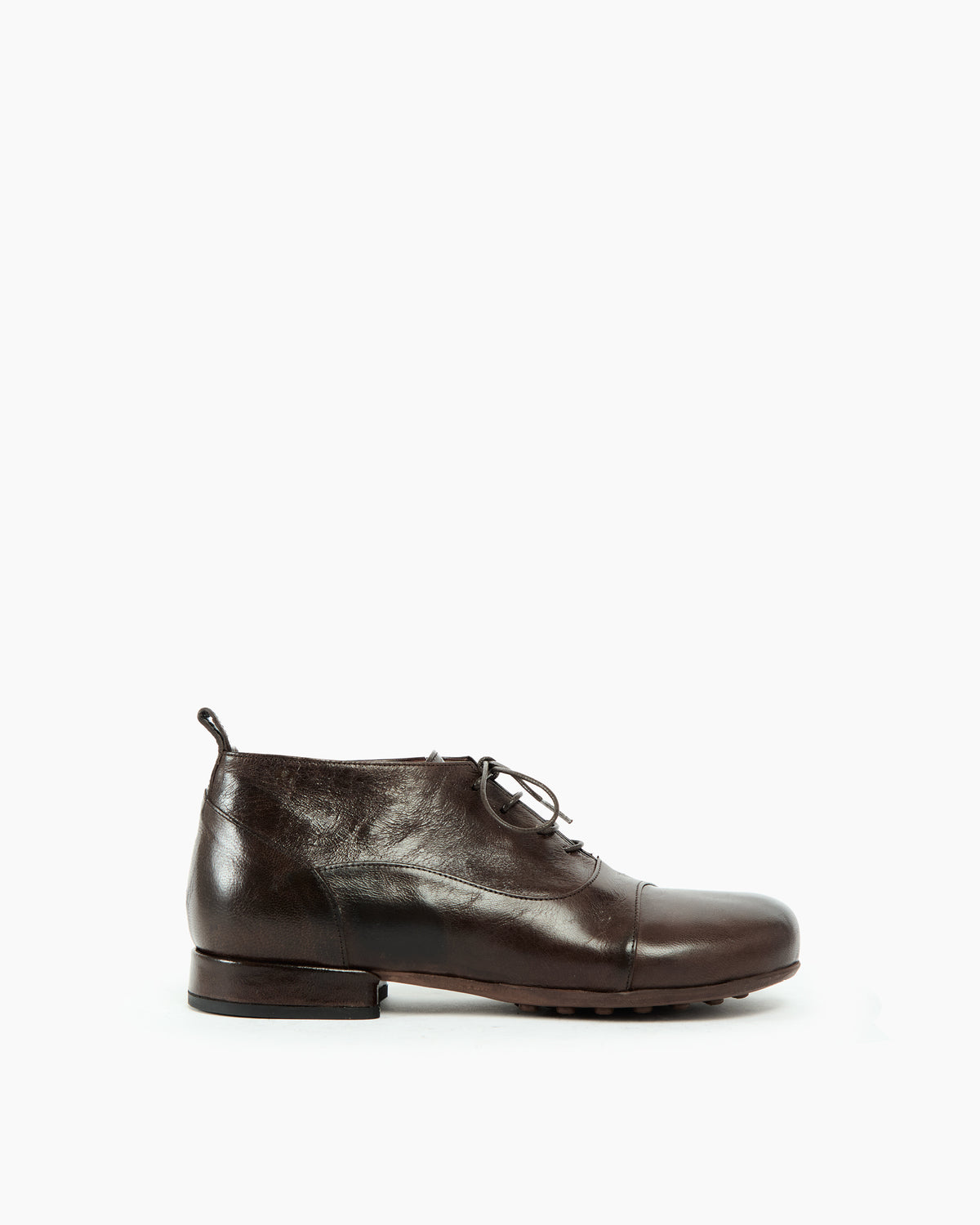 MLO Stivaletto stringato MARRONE