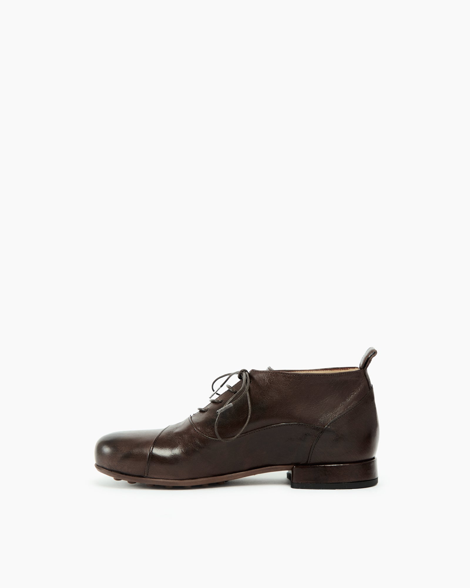 MLO Stivaletto stringato MARRONE