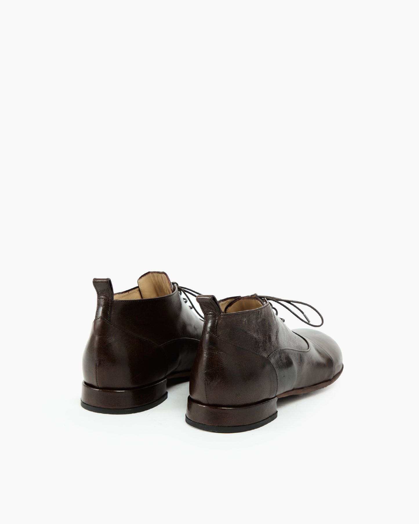 MLO Stivaletto stringato MARRONE
