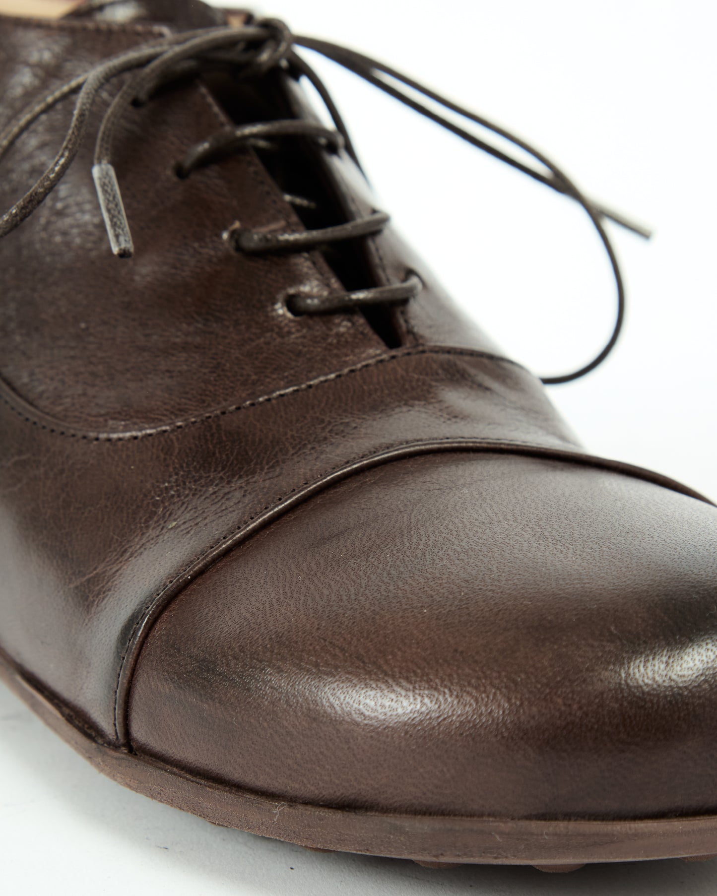 MLO Stivaletto stringato MARRONE