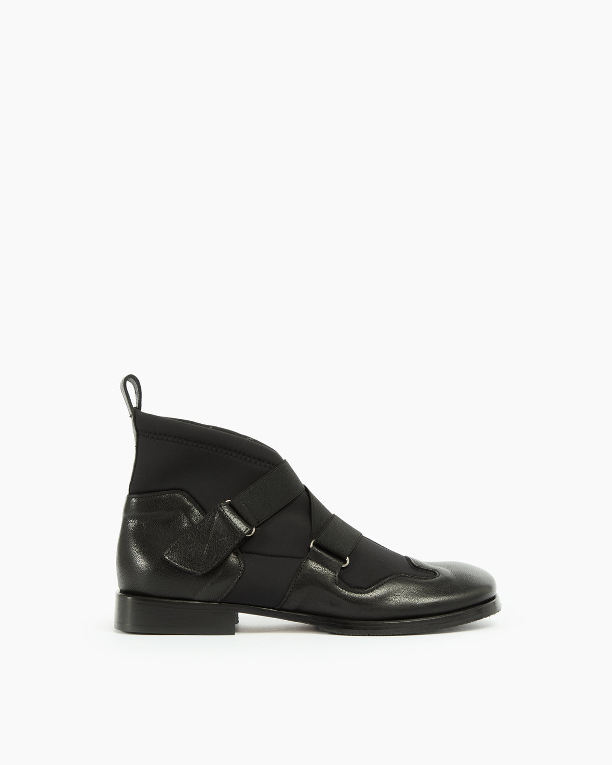 MLO Stivaletto con fasce elastiche NERO