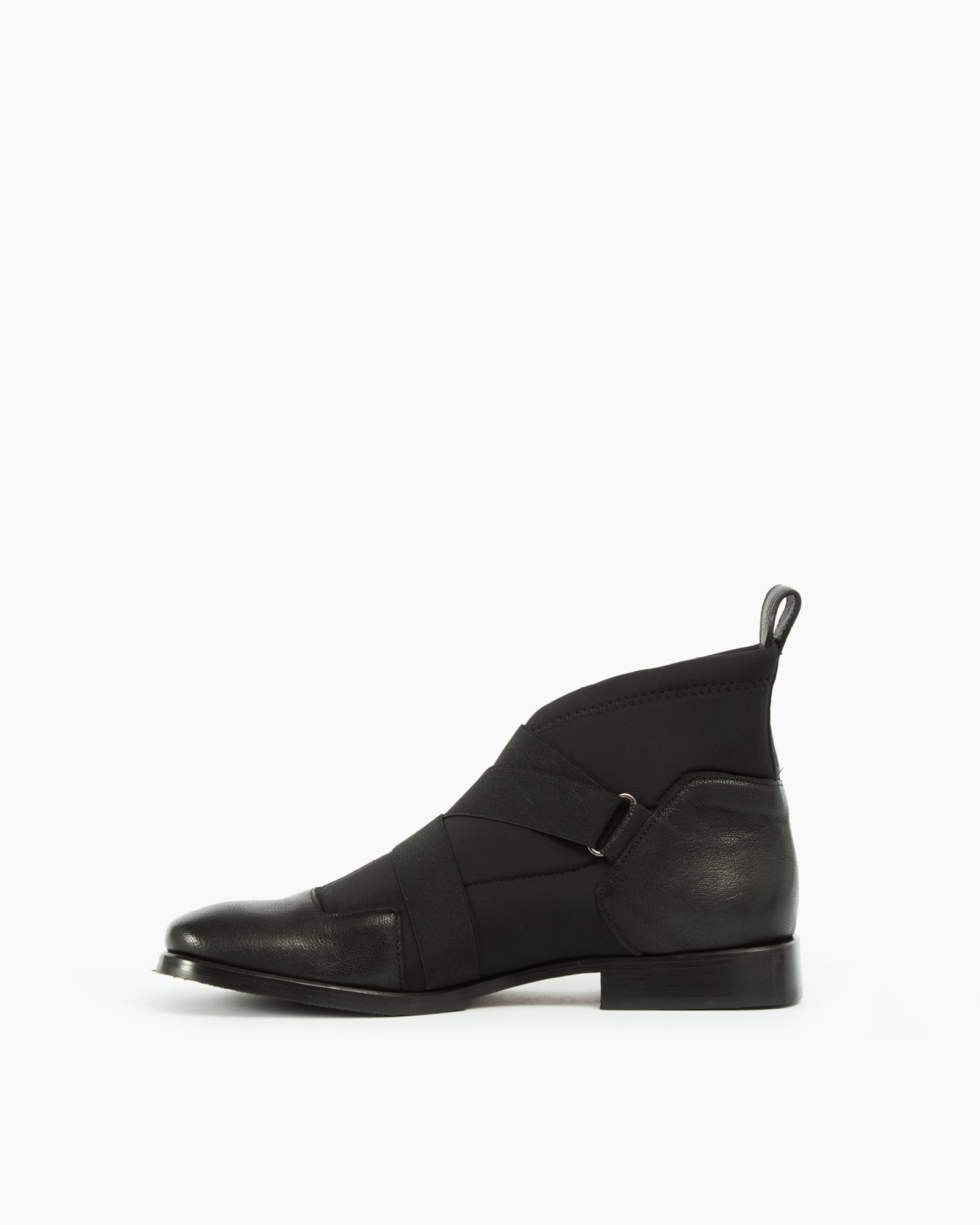 MLO Stivaletto con fasce elastiche NERO