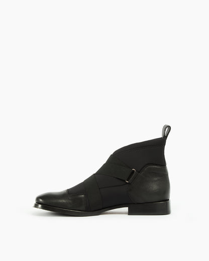 MLO Stivaletto con fasce elastiche NERO