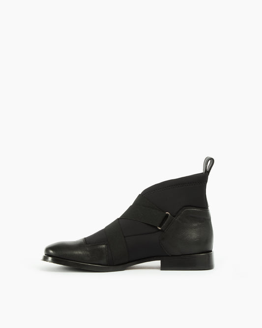 MLO Stivaletto con fasce elastiche NERO