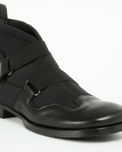 MLO Stivaletto con fasce elastiche NERO