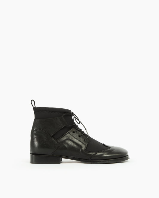 MLO Stivaletto stringato NERO