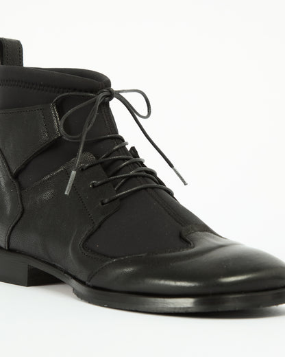 MLO Stivaletto stringato NERO