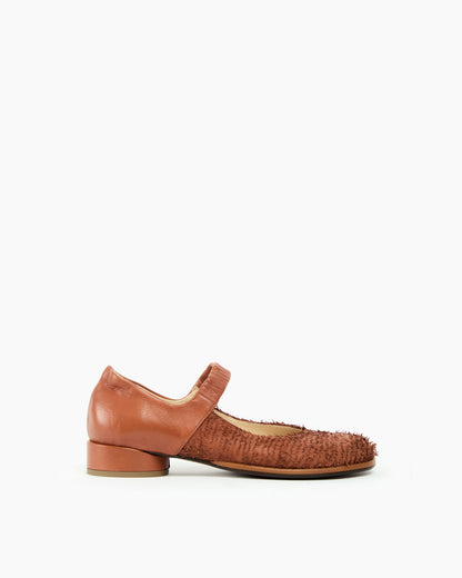 MLO Ballerina con cinturino MARRONE+MARRONE