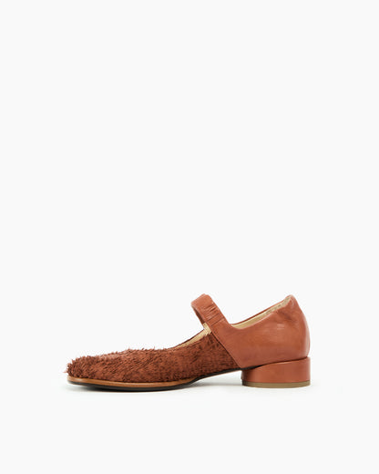 MLO Ballerina con cinturino MARRONE+MARRONE