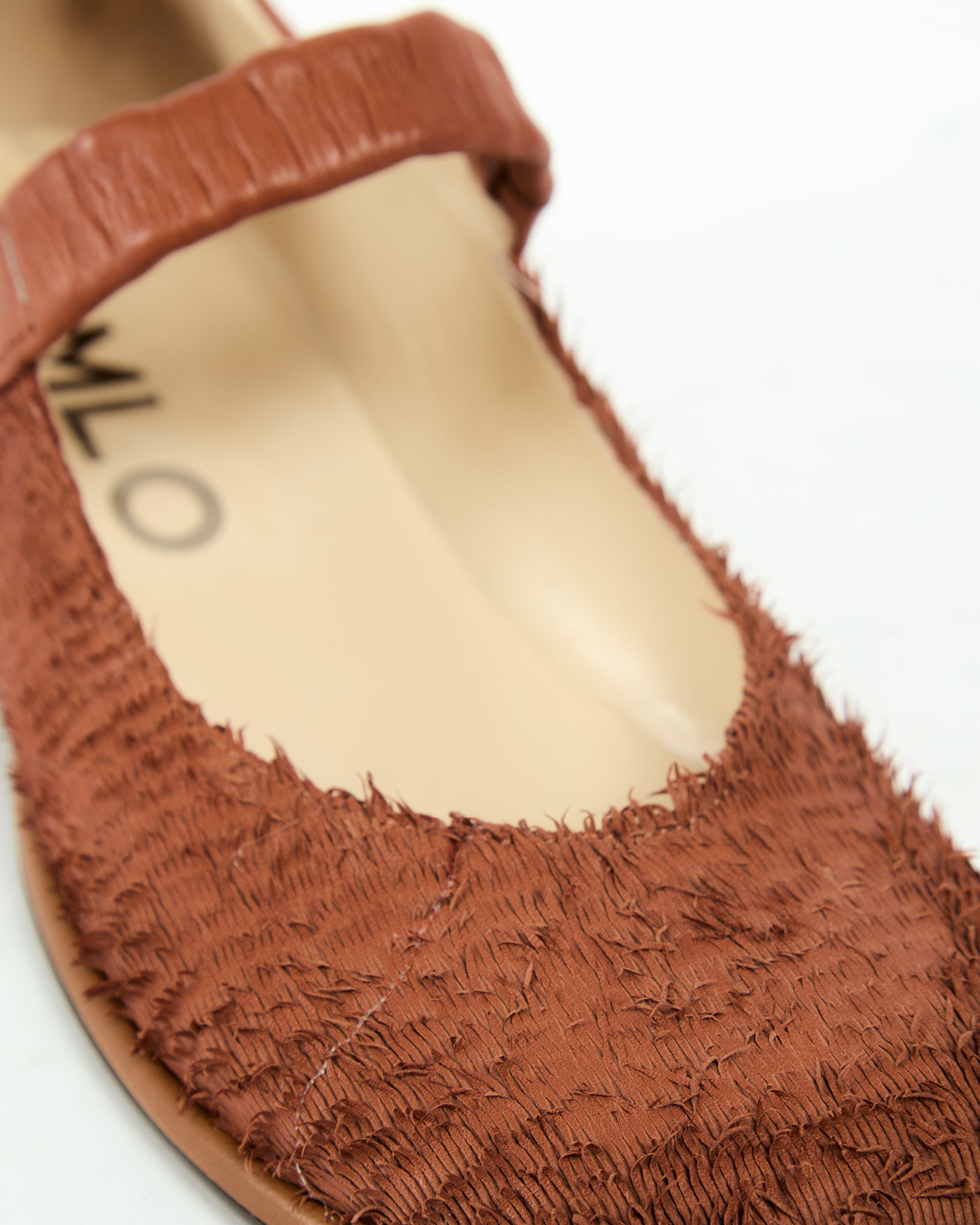 MLO Ballerina con cinturino MARRONE+MARRONE