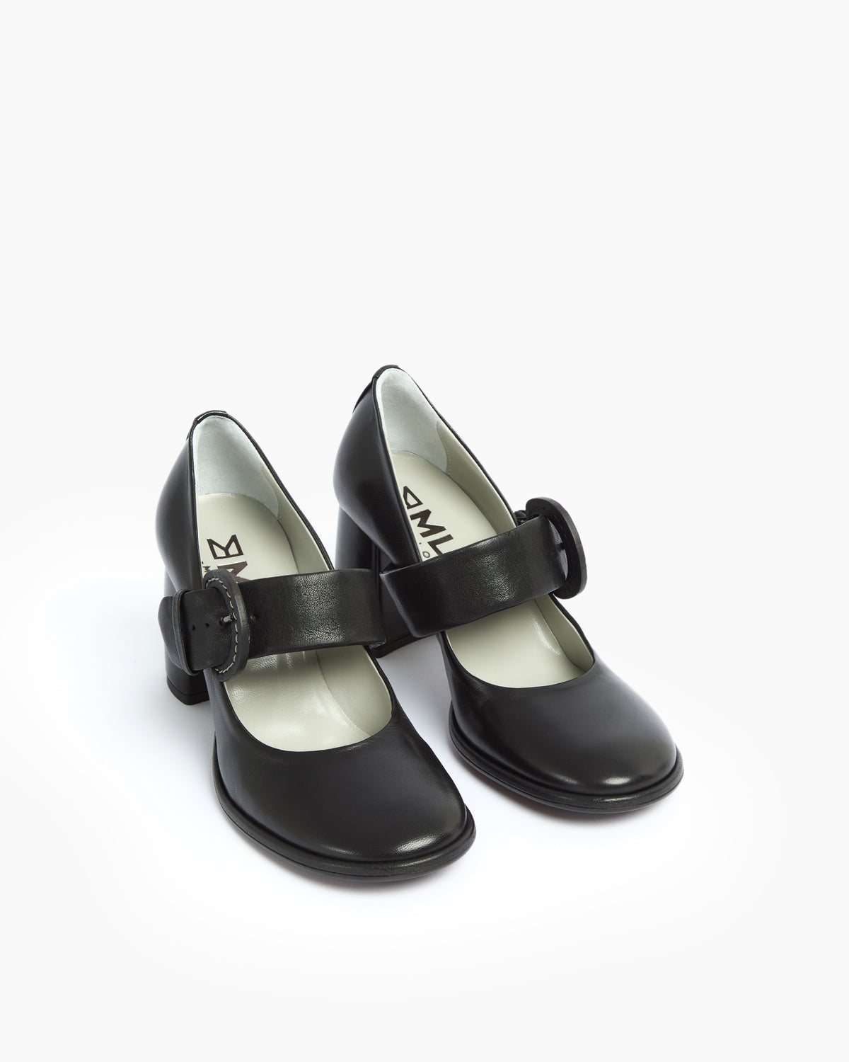 MLO Décolleté con cinturino NERO+NERO