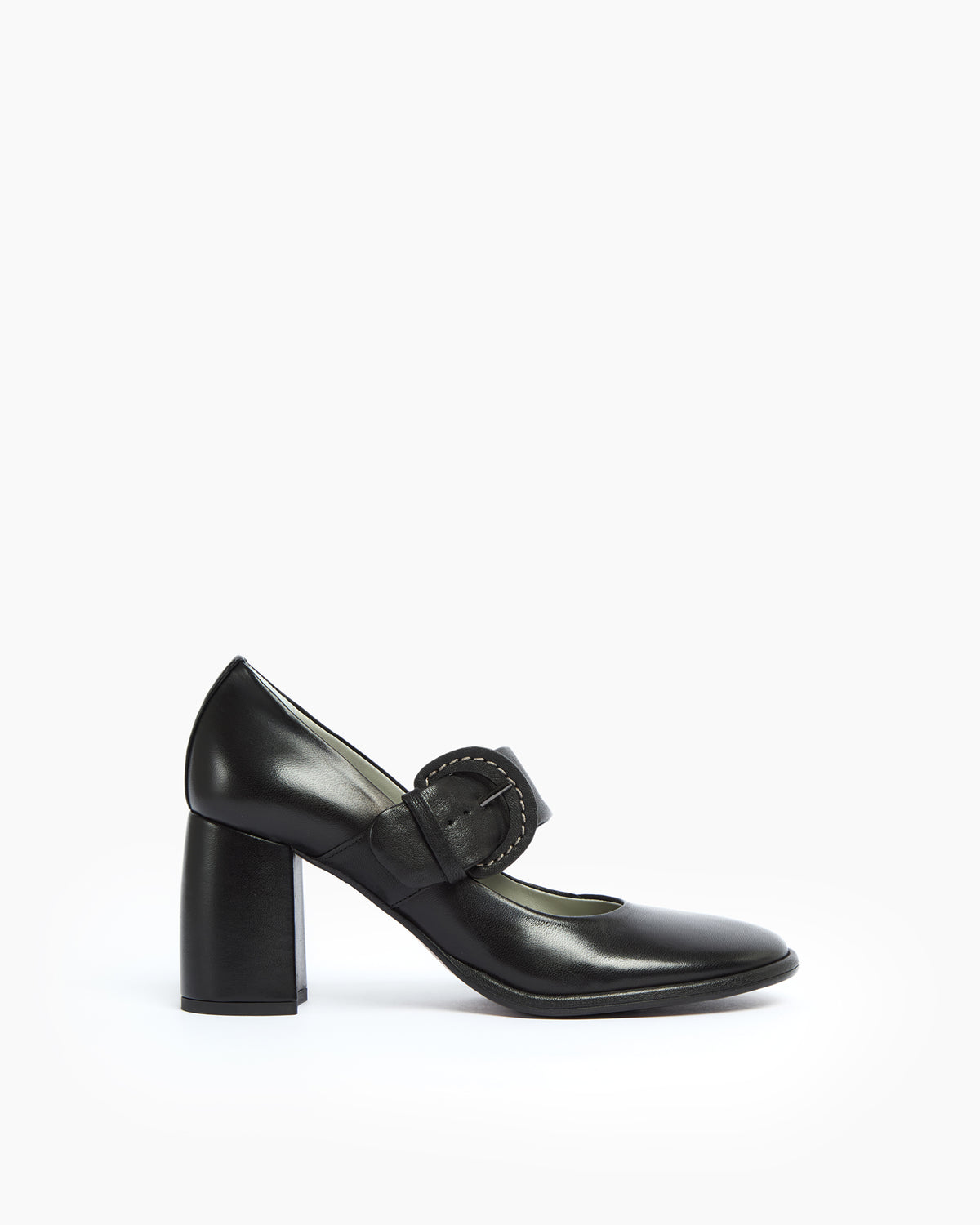 MLO Décolleté con cinturino NERO+NERO
