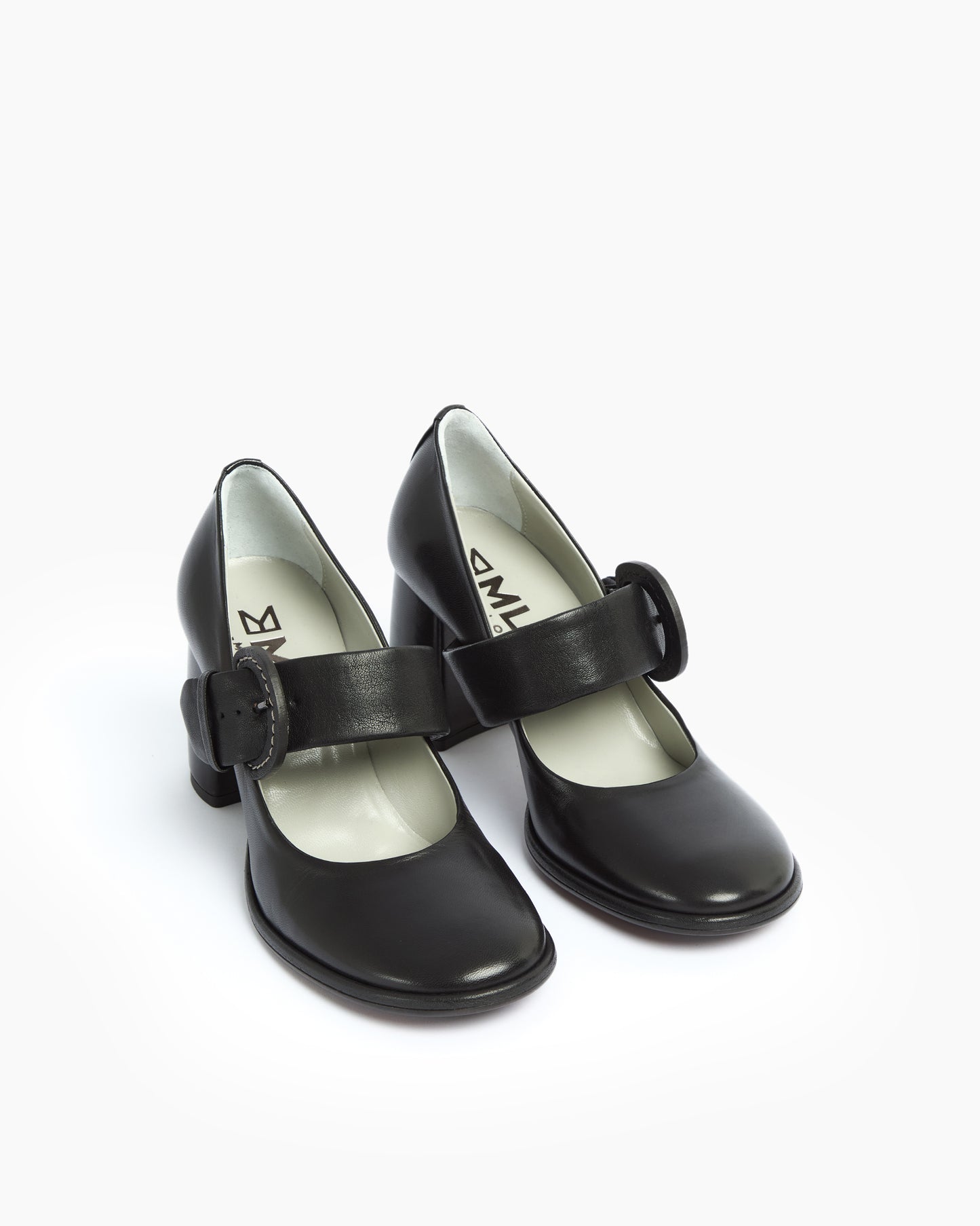 MLO Décolleté con cinturino NERO+NERO