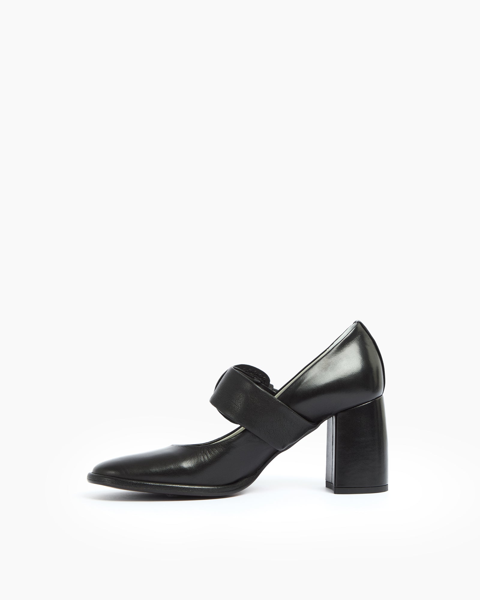MLO Décolleté con cinturino NERO+NERO