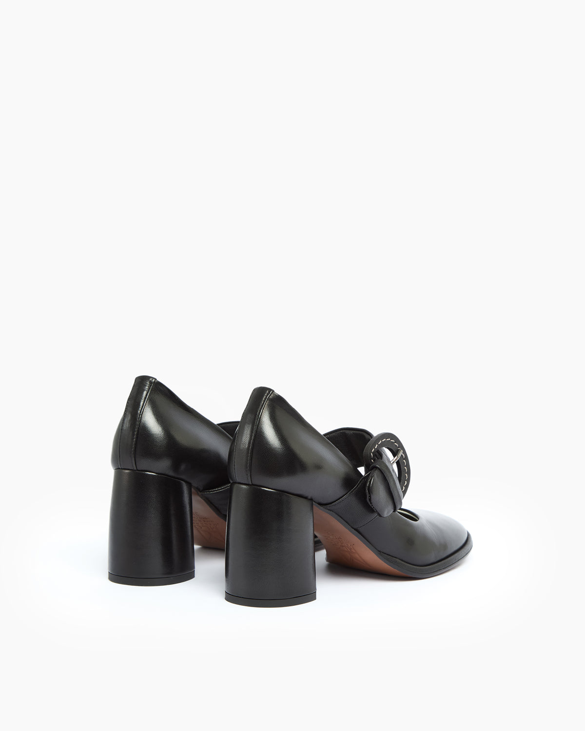 MLO Décolleté con cinturino NERO+NERO