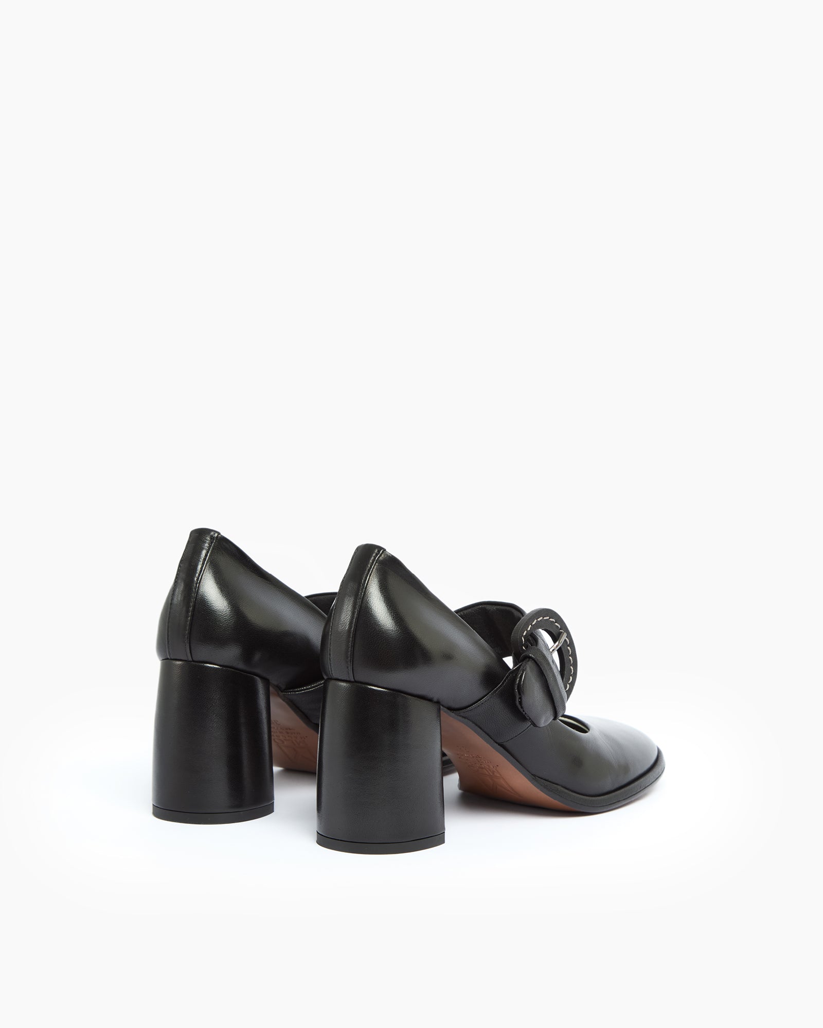 MLO Décolleté con cinturino NERO+NERO