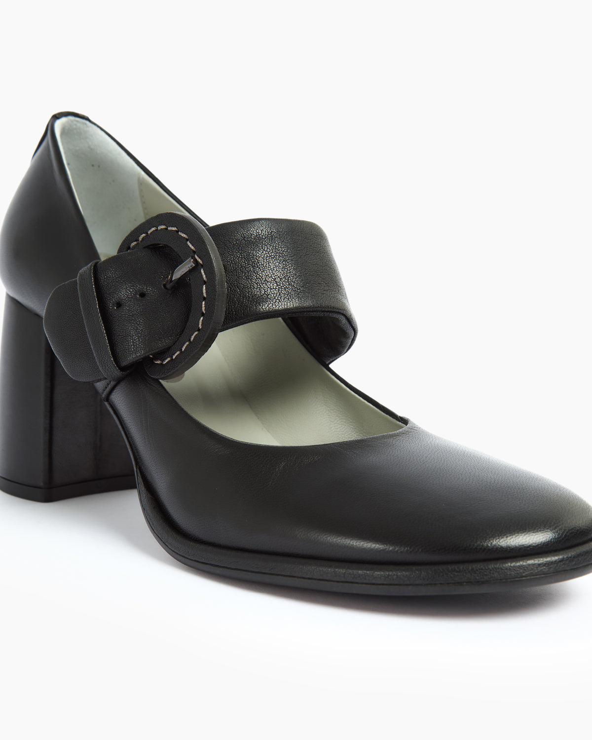 MLO Décolleté con cinturino NERO+NERO