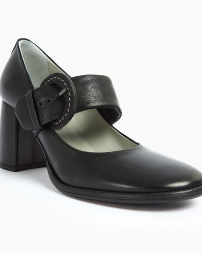 MLO Décolleté con cinturino NERO+NERO