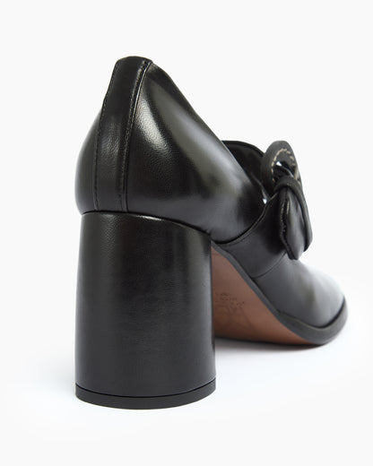 MLO Décolleté con cinturino NERO+NERO