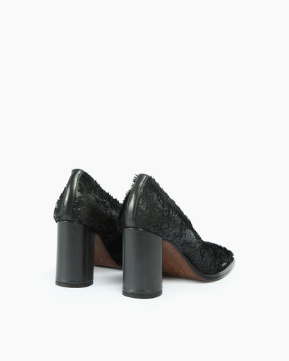 MLO Décolleté con texture materica NERO+NERO