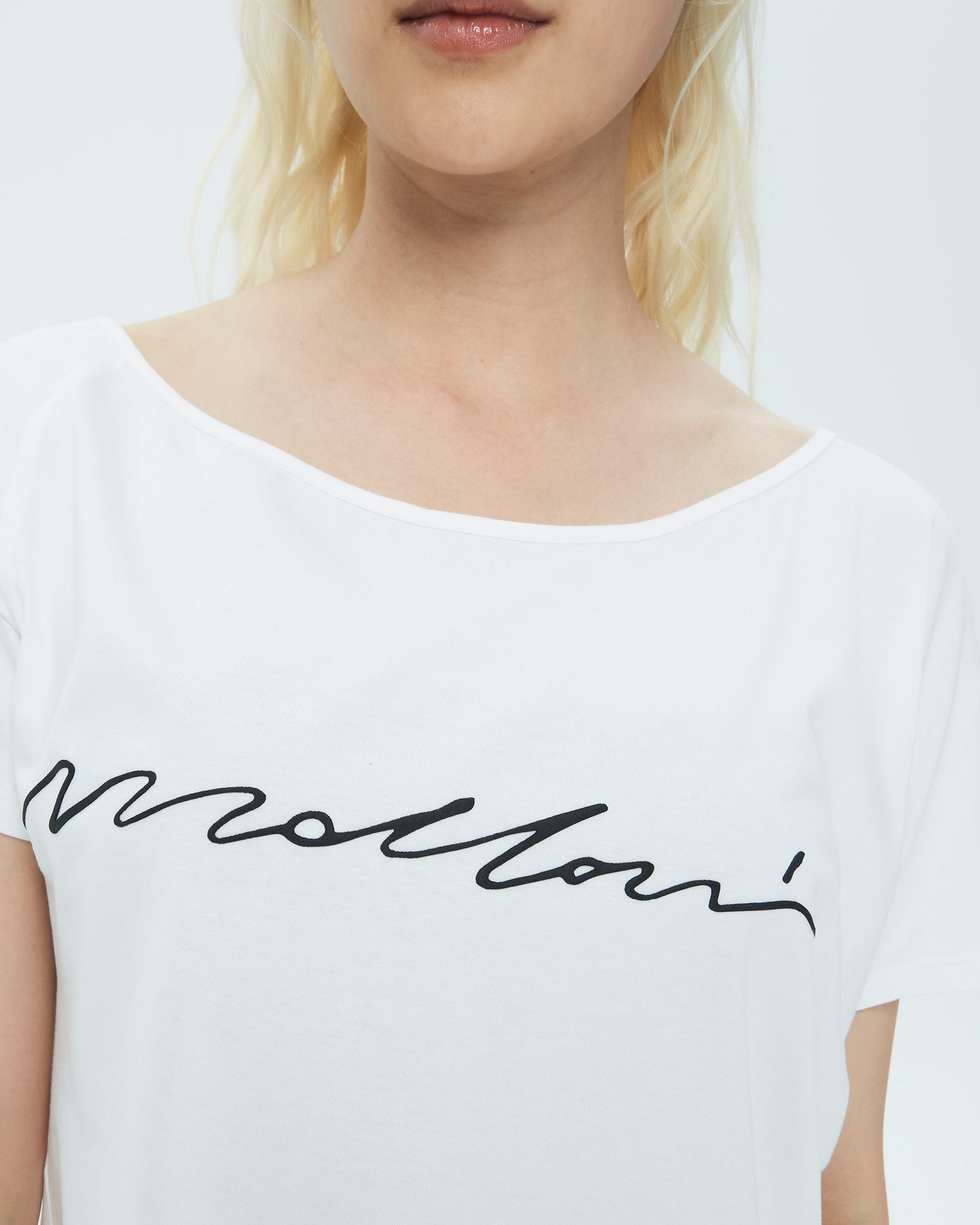 _MALLONI T-shirt con logo BIANCO